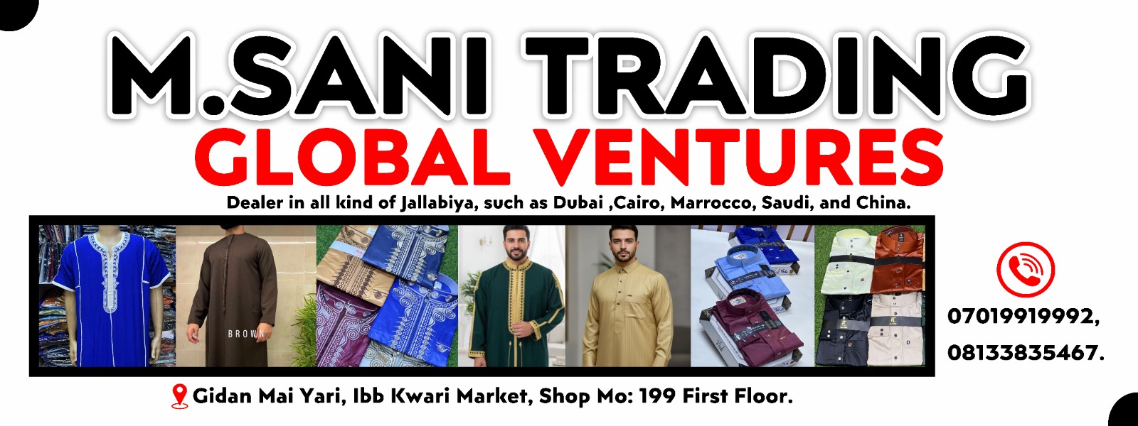 M.SANI Trading banner